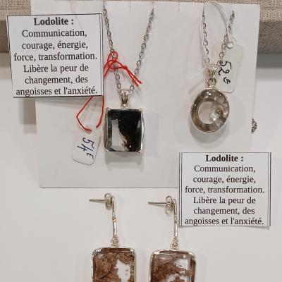Lodolite sur Argent